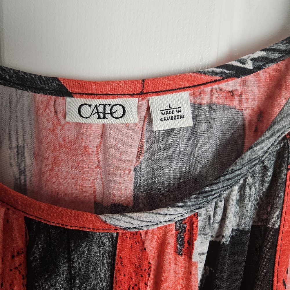 CATO Women Multicolor Vivid Sundress Size Large - Picture 6 of 13